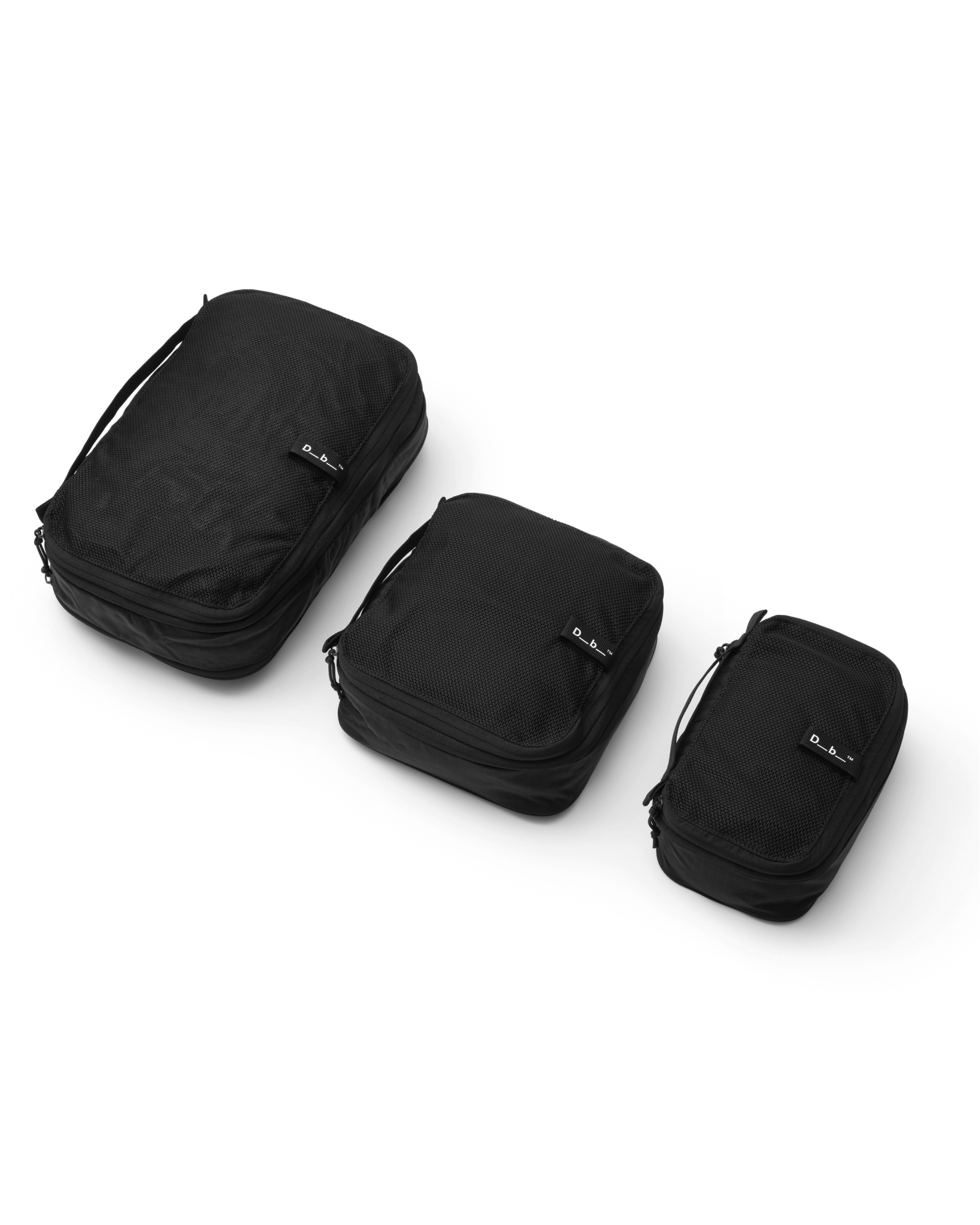 Packing Cube 3pcs Set Black Out | Db Journey US