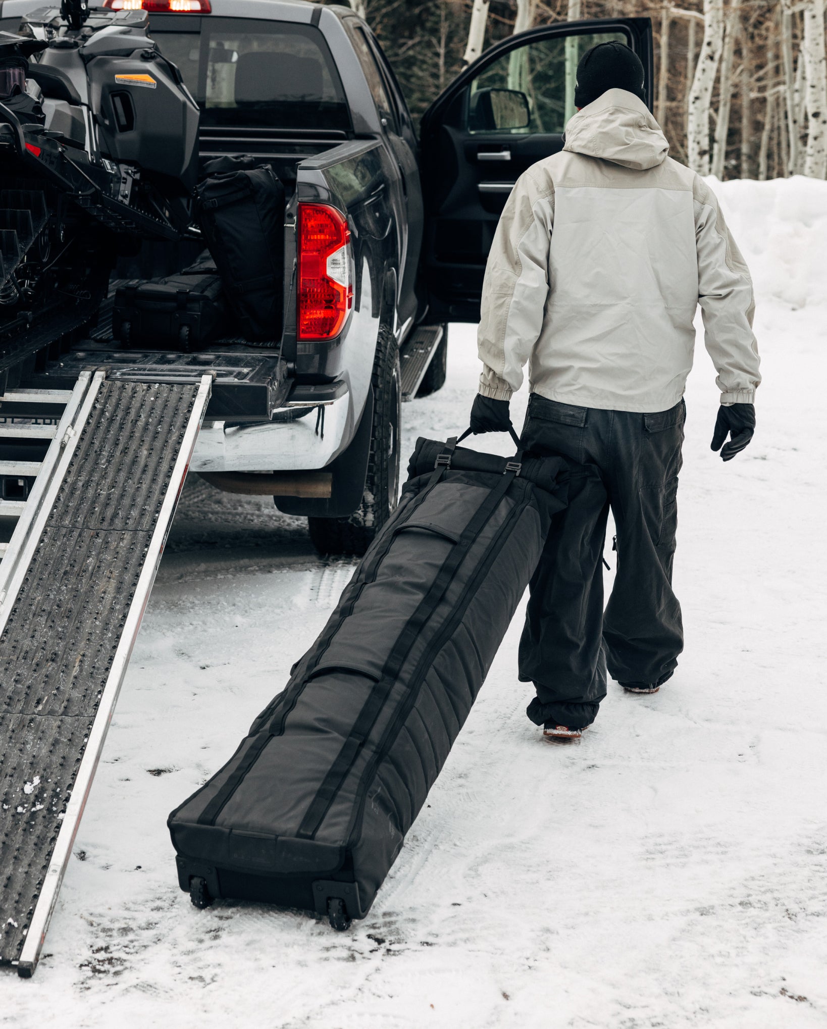 Pro Snow Roller in Black | The Ultimate Adjustable Ski and