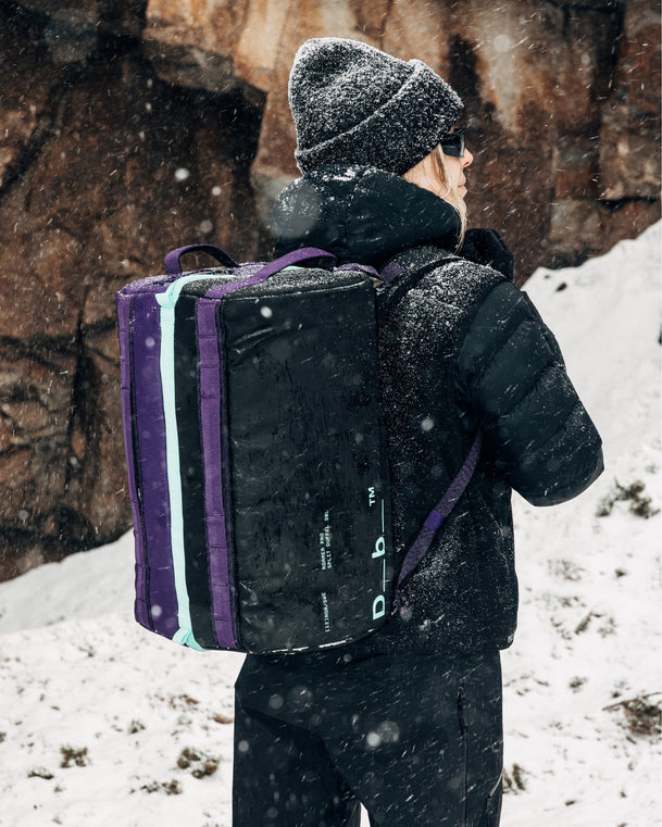 Roamer Pro Split Duffel 30L Black Purple