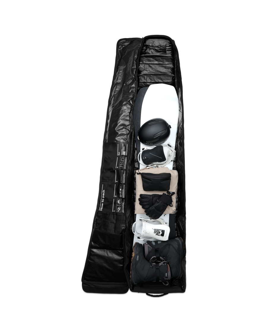 スノーボード DB Douchebags Roller Pro 127L Pro Snow Roller in Black | The Ultimate Adjustable Ski and